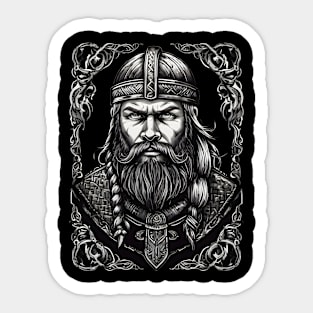 Viking Warrior Sticker